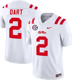 Jaxon Dart 2024 Ole Miss Jersey