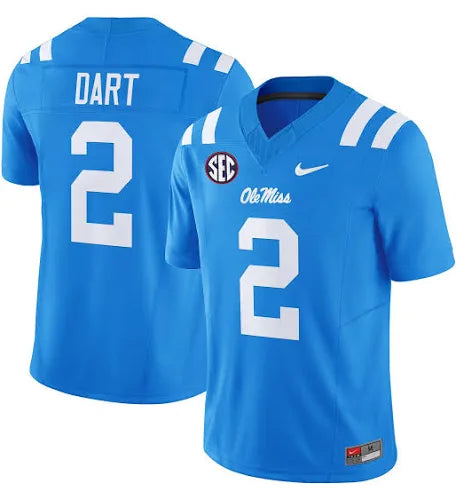 Jaxon Dart 2024 Ole Miss Jersey