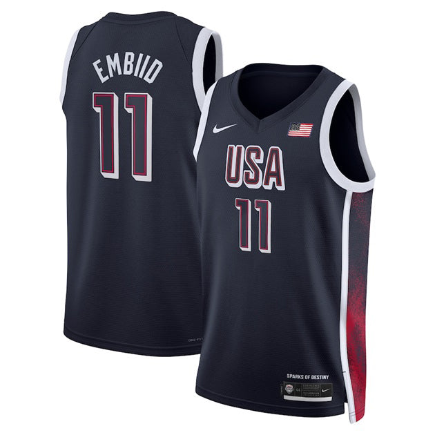 Joel Embiid 2024 USA Jersey