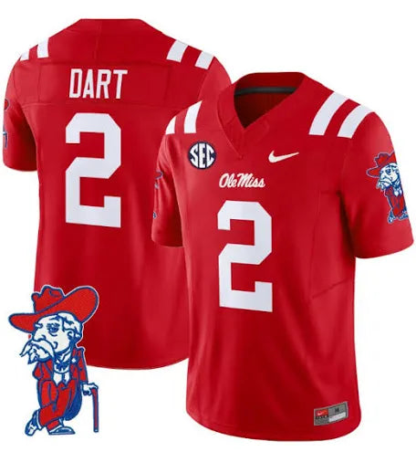 Jaxon Dart 2024 Ole Miss Jersey