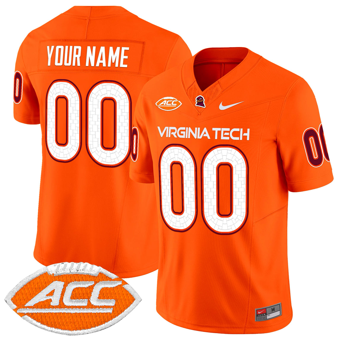 Virginia Tech Custom Football Jersey