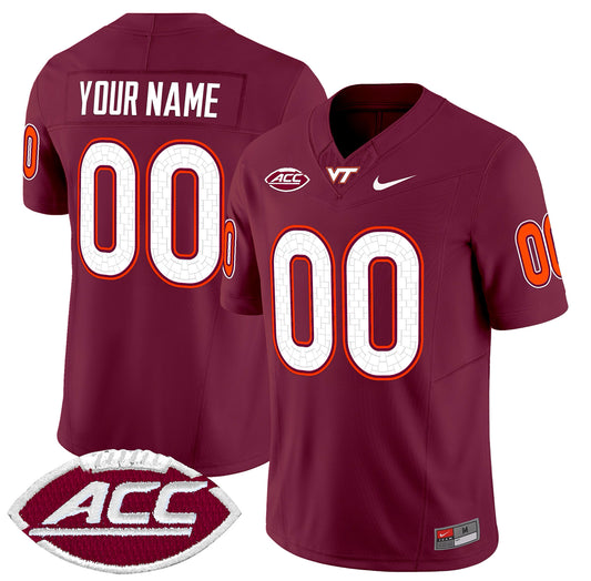 Virginia Tech Custom Football Jersey
