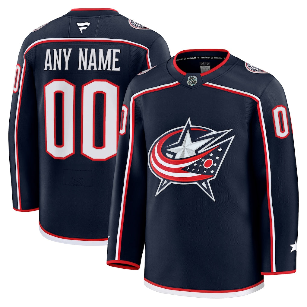 Blue Jackets Custom Jersey