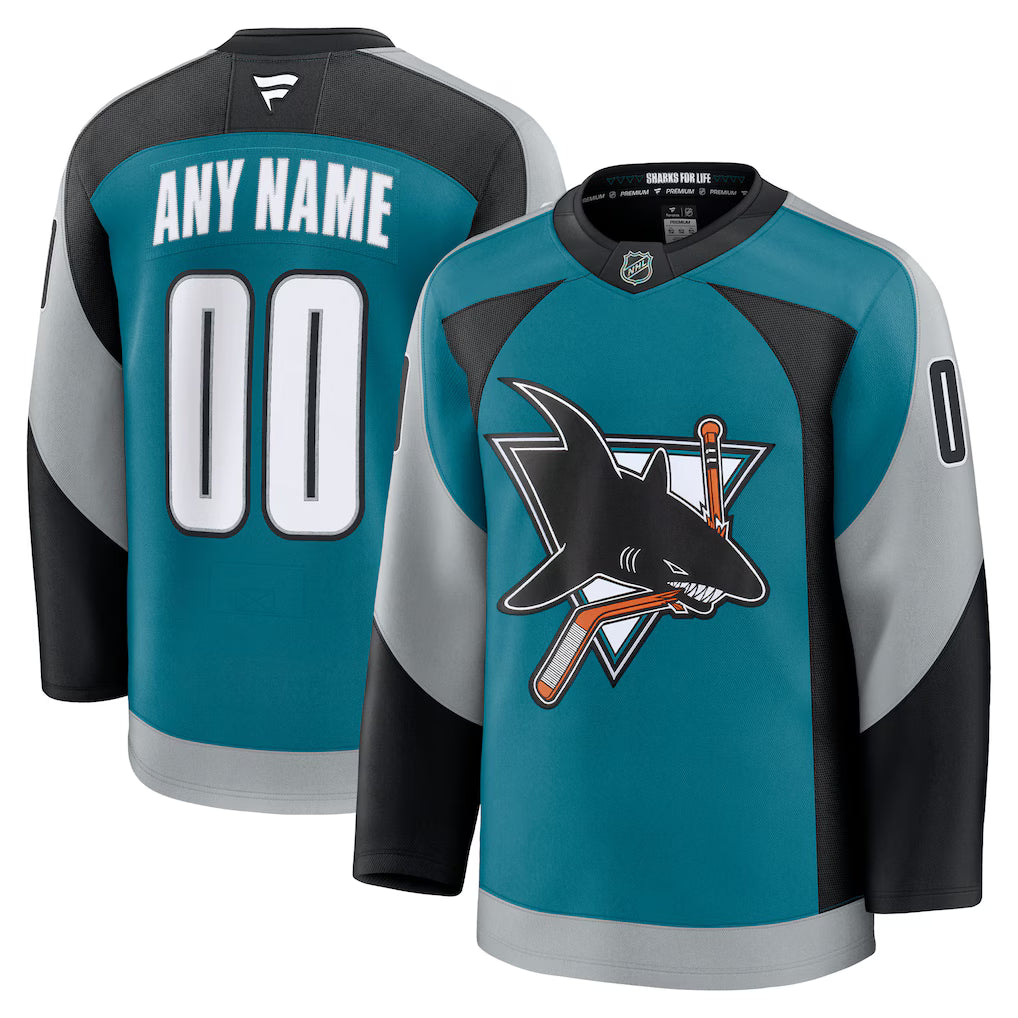 Sharks Custom Jersey