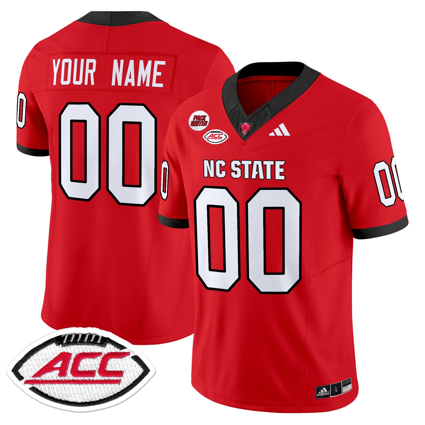 NC State Custom Football Jersey