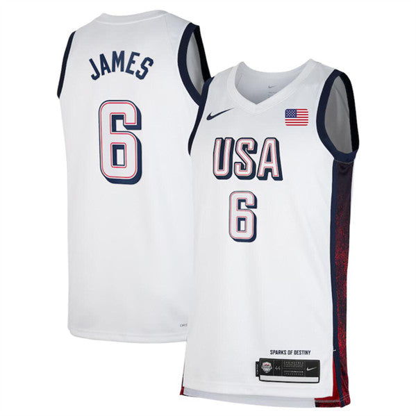 Lebron James 2024 USA Jersey
