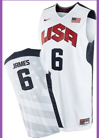 Lebron James 2012 USA Jersey