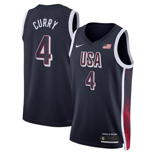 Stephen Curry 2024 USA Jersey