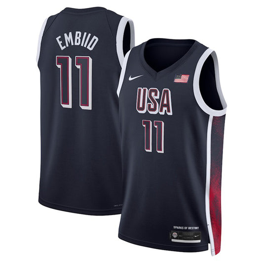 Joel Embiid 2024 USA Jersey
