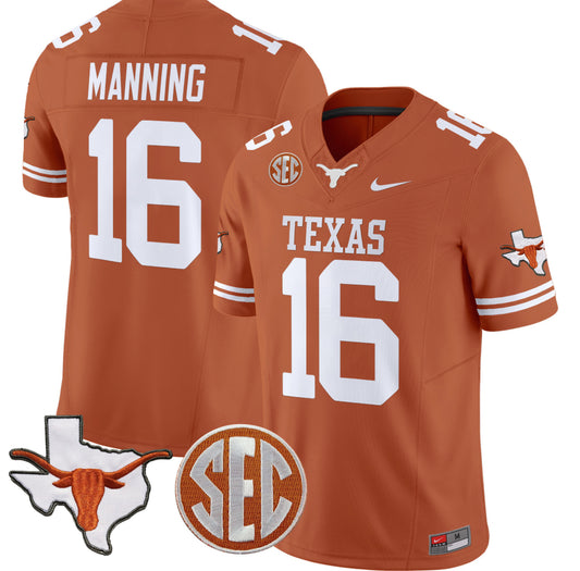 Arch Manning 2025 Texas Jersey