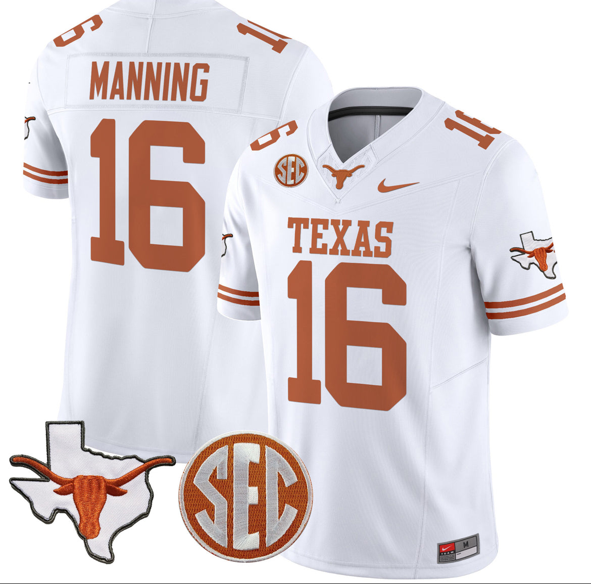 Arch Manning 2025 Texas Jersey