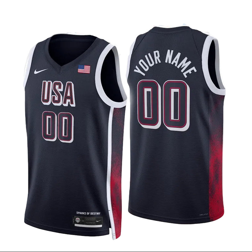 Custom 2024 USA Jersey