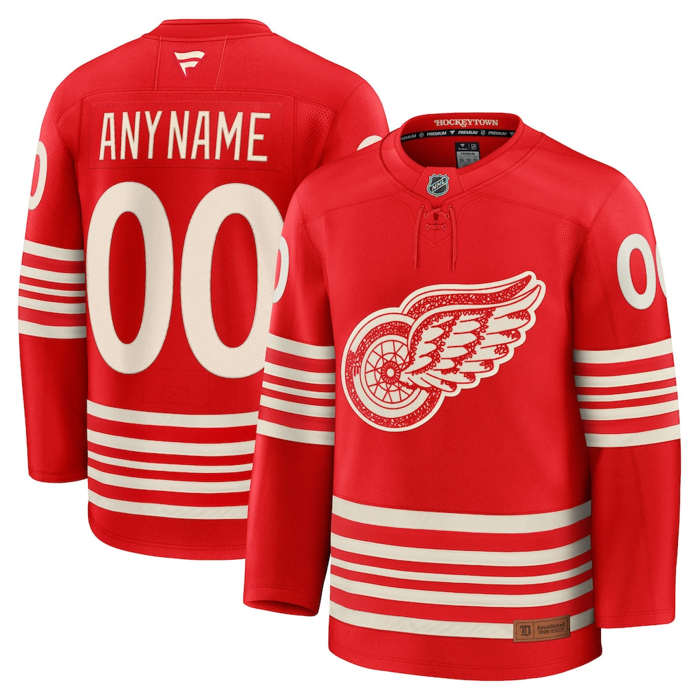 Red Wings Custom Jersey