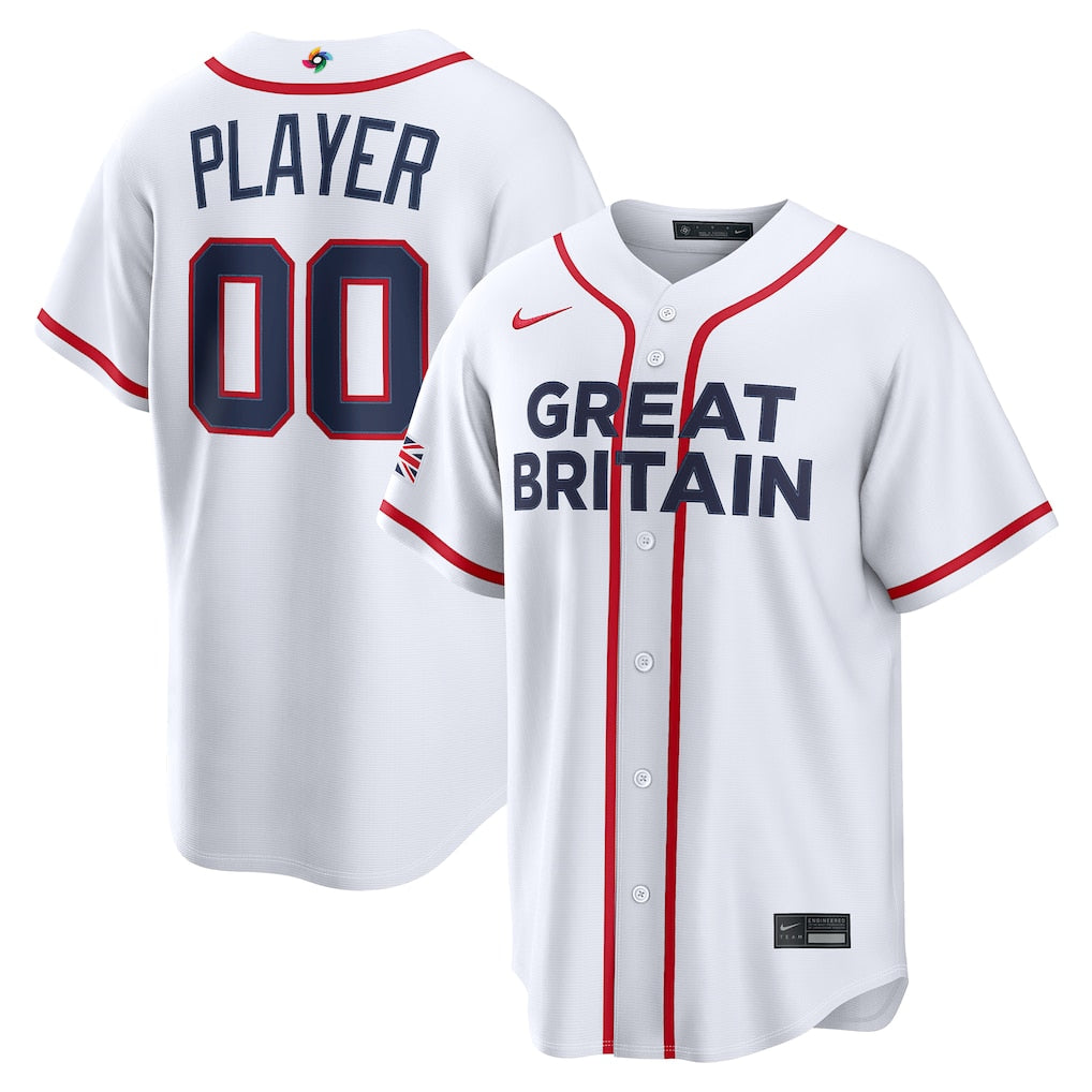 Great Britain 2026 World Baseball Classic Jersey